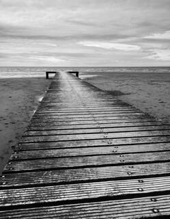 Pier in perspective